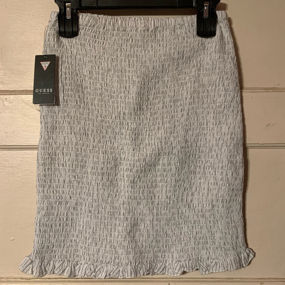 Guess mini striped skirt